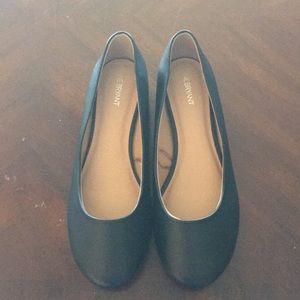 Lane Bryant Black Flats NWOT
